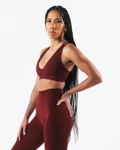 Amplify Deep V Bra