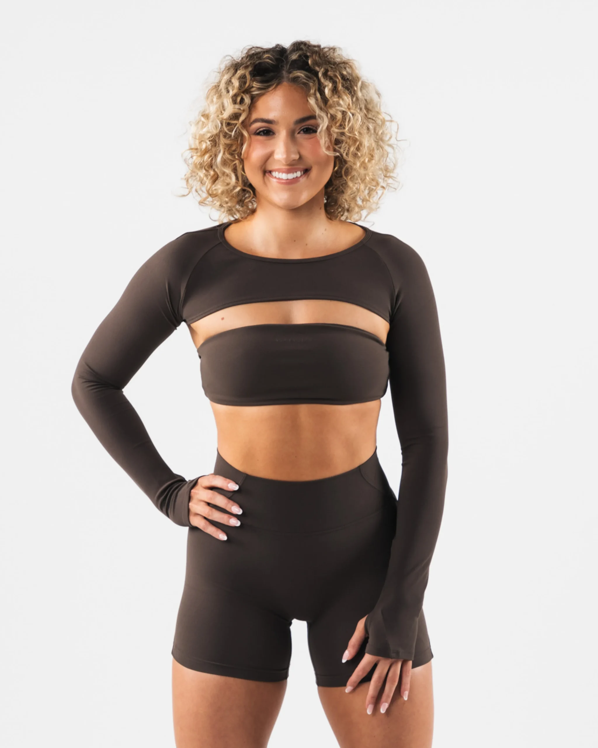 Aura Shrug LS