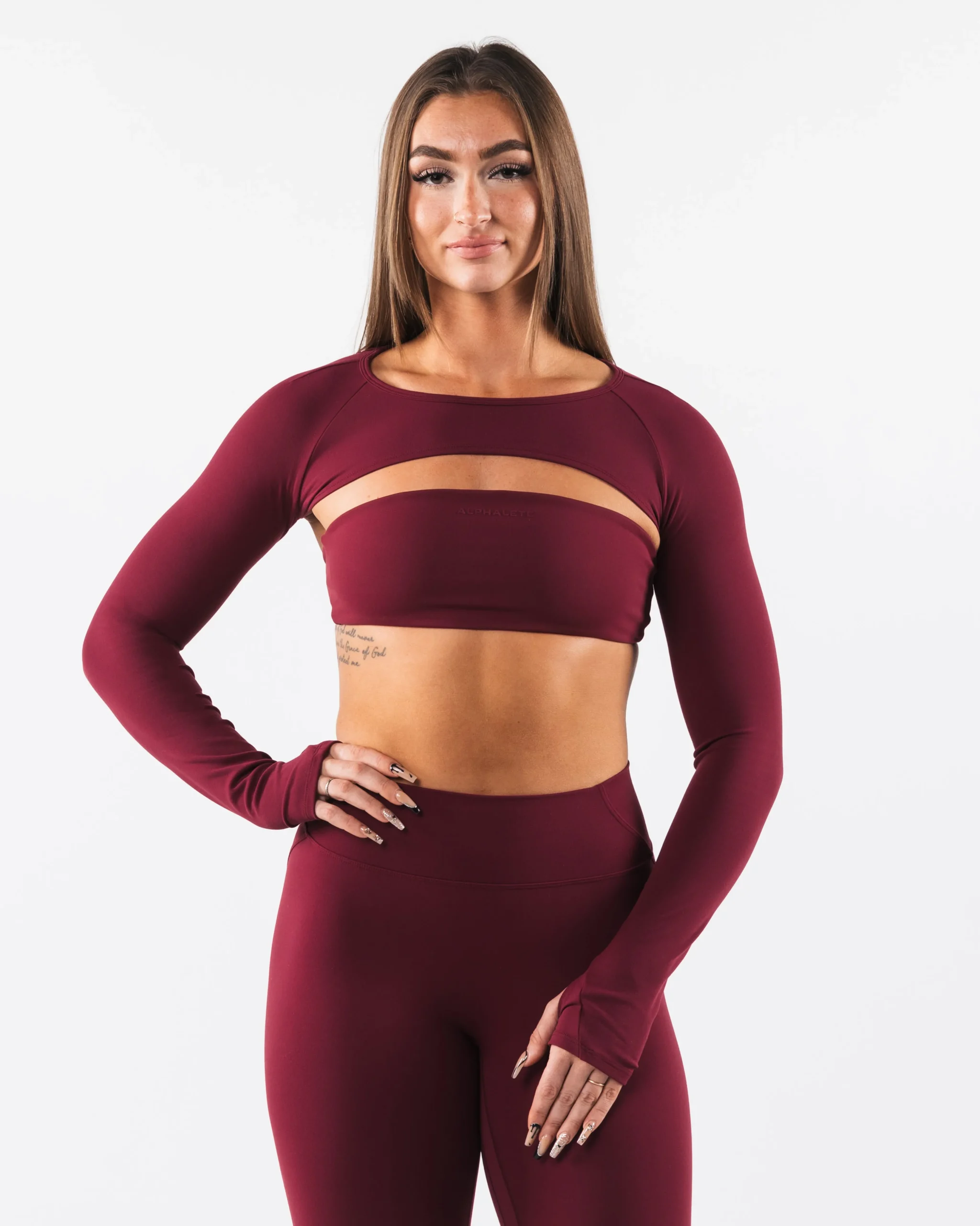 Aura Shrug LS