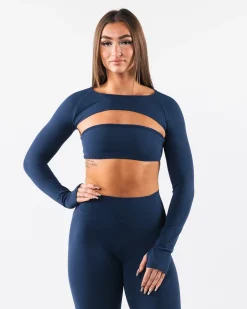 Aura Shrug LS
