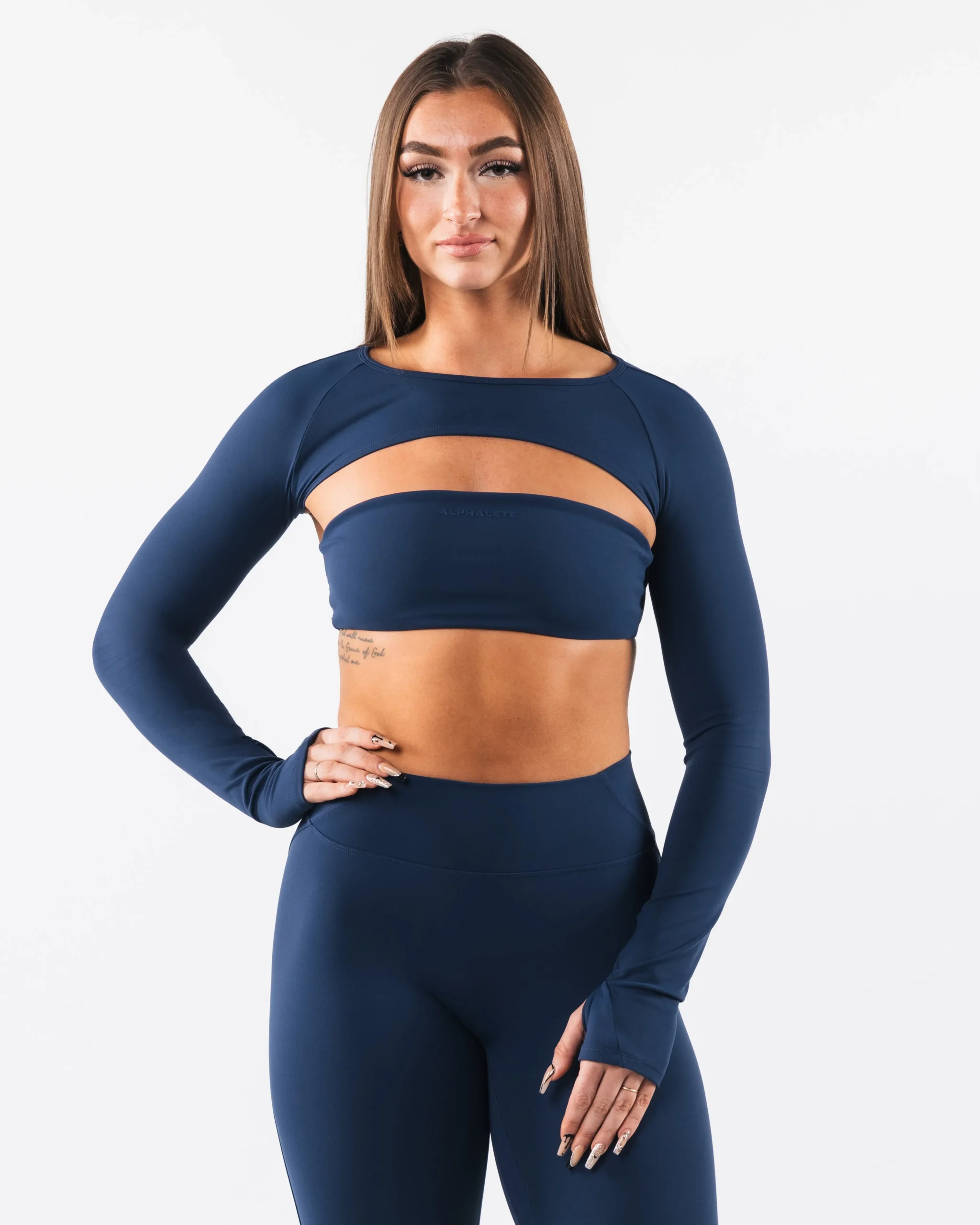 Aura Shrug LS