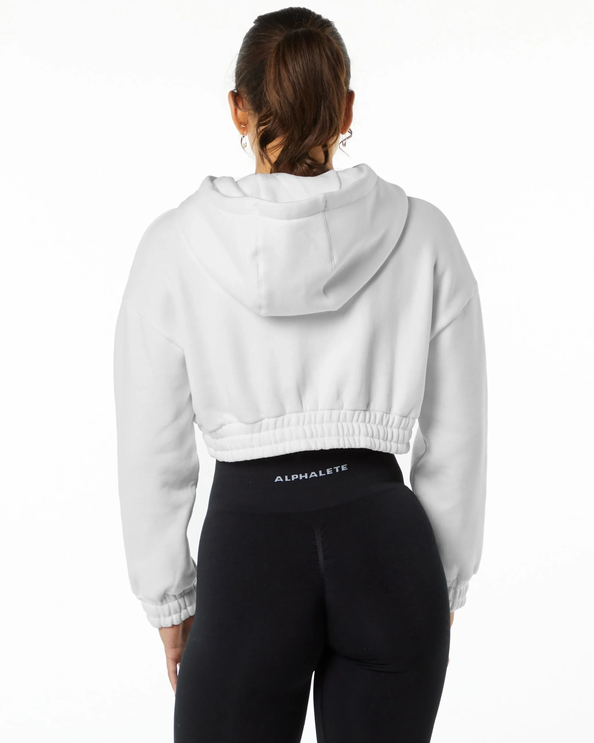 Classic Capital Crop Hoodie