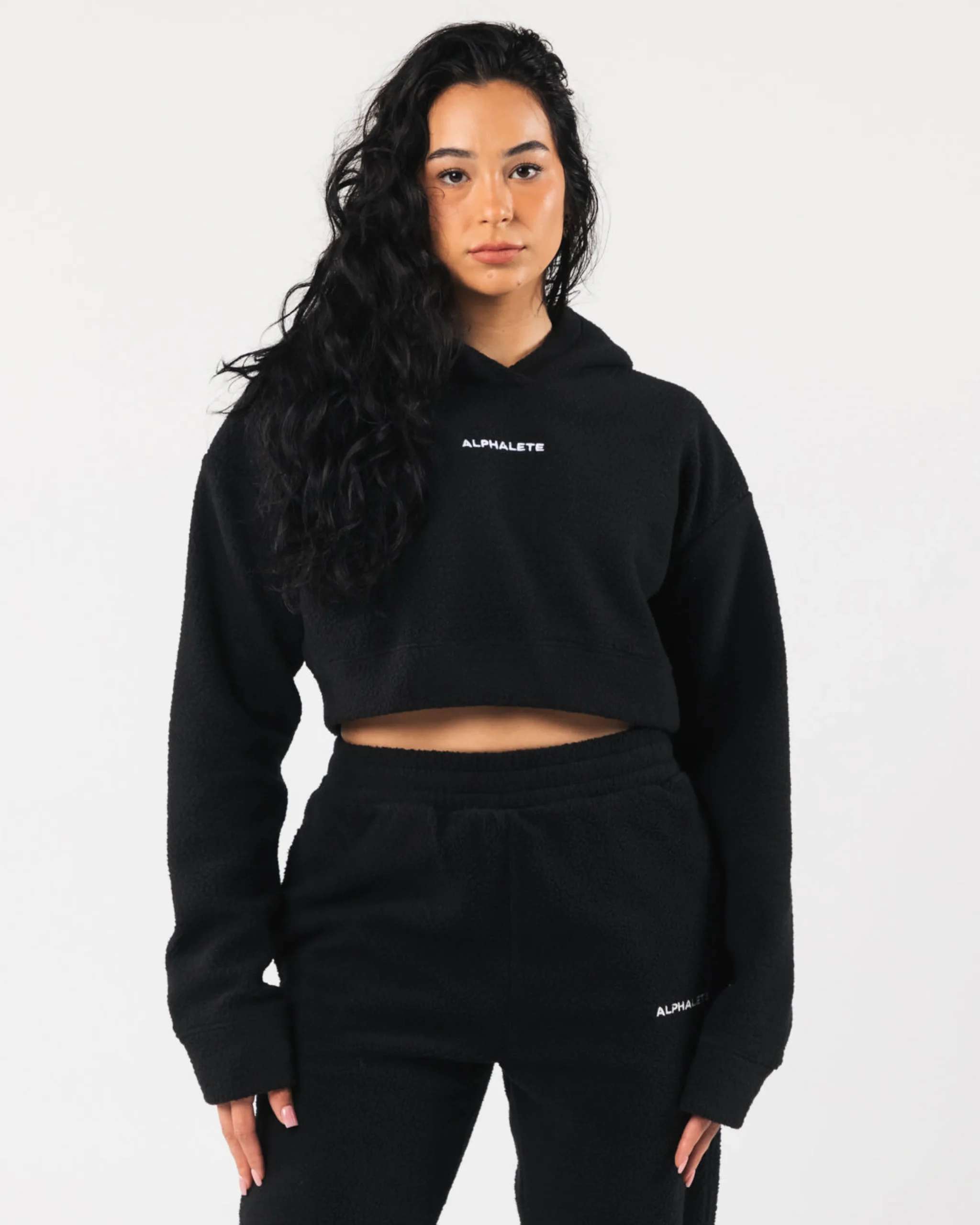 King Crop Hoodie