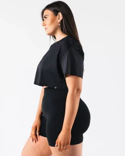 Margo Mesh Crop Tee