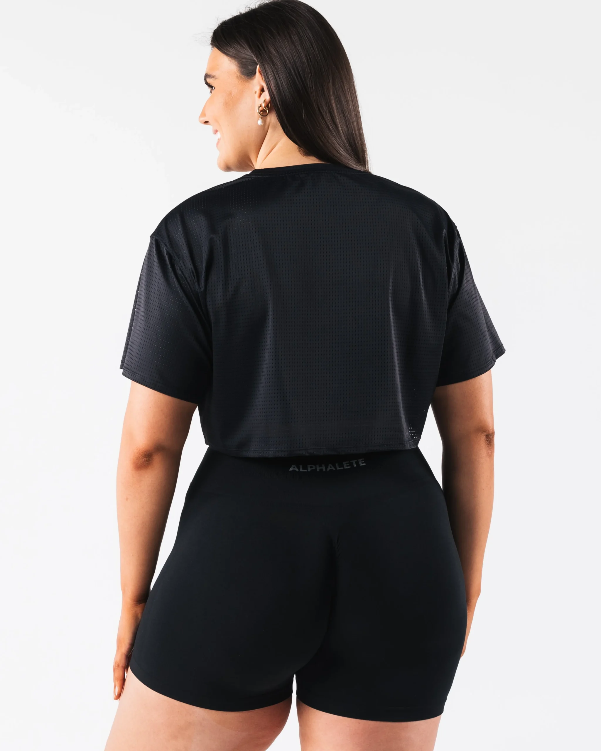 Margo Mesh Crop Tee