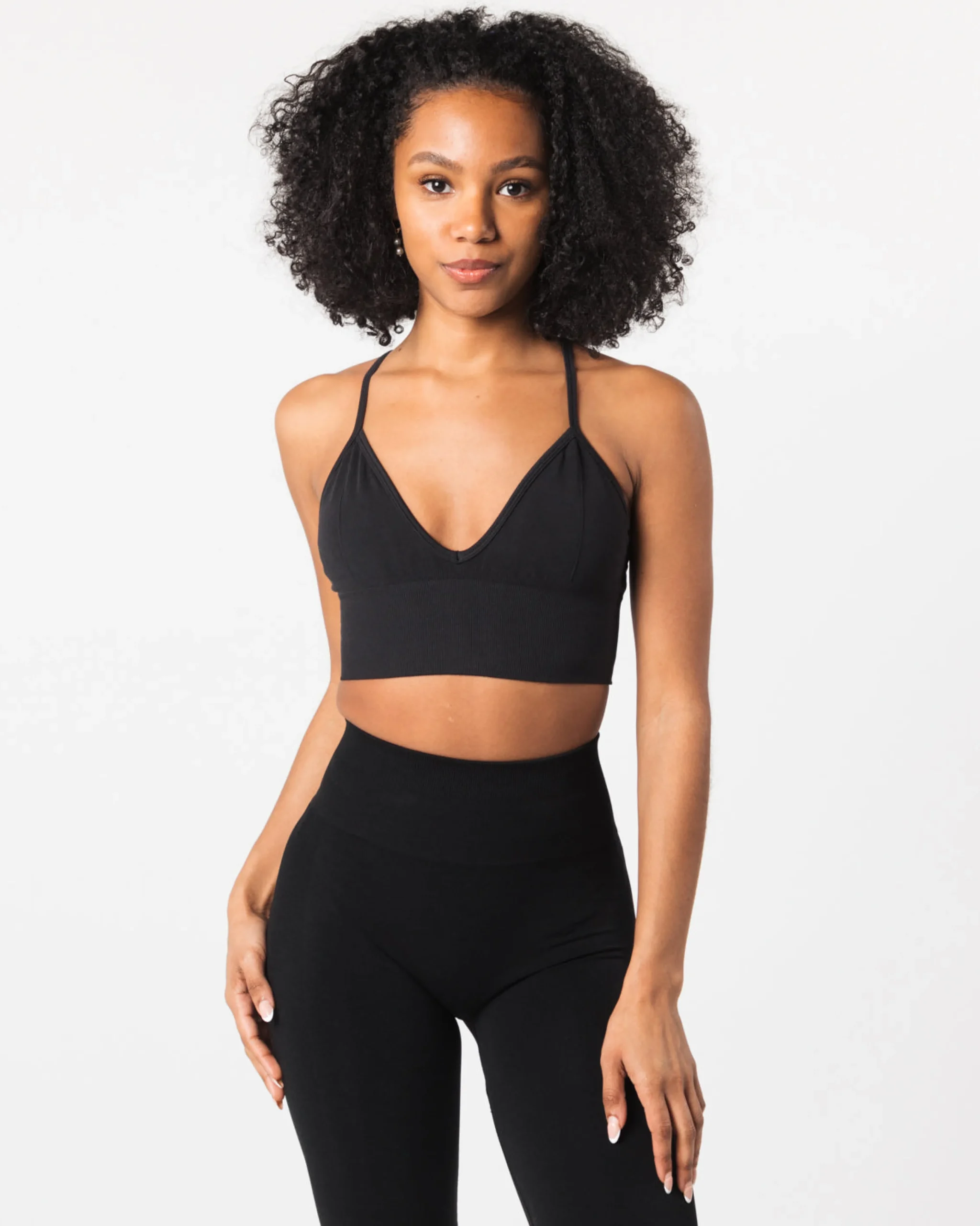Seamless Ribbed Bra