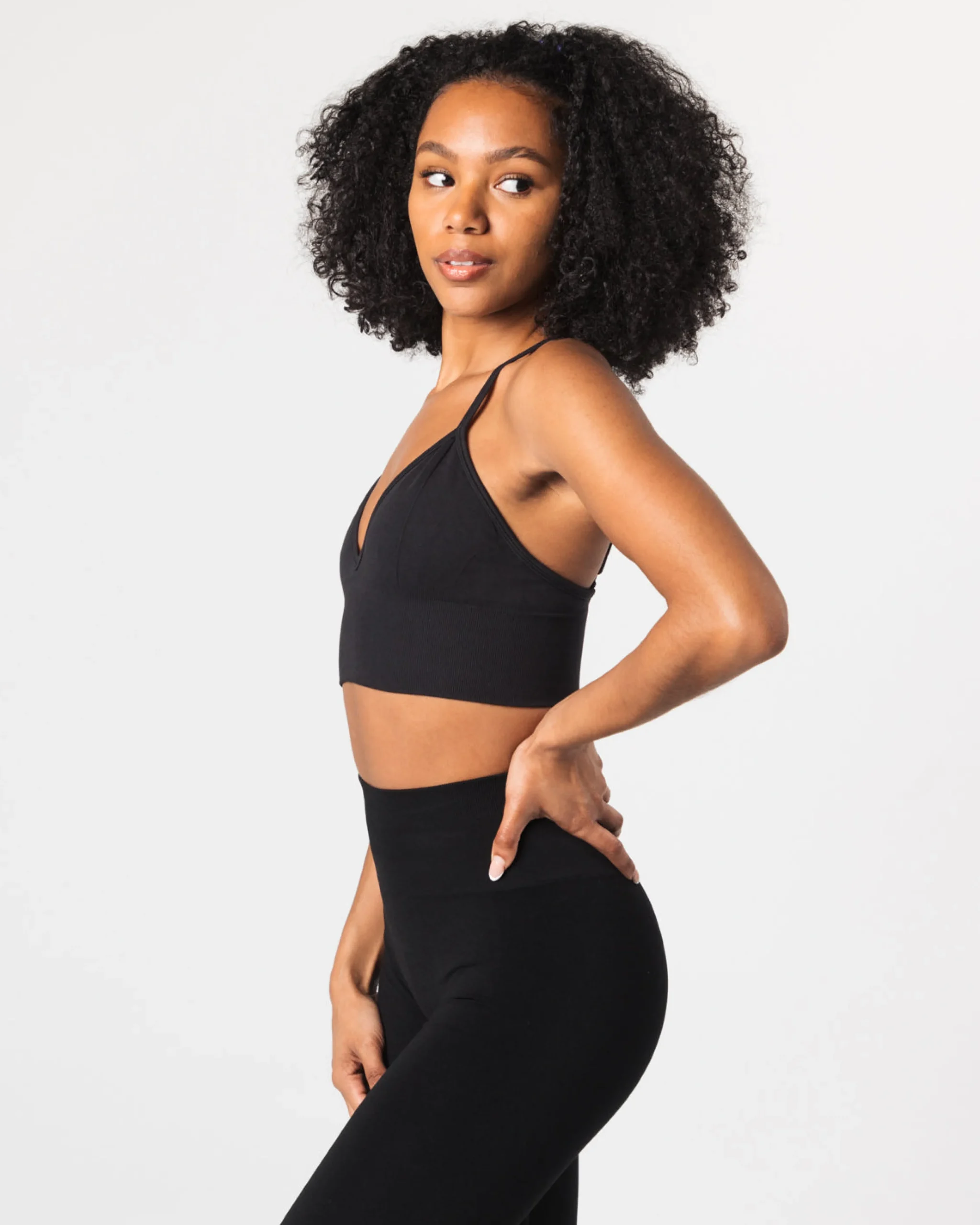 Seamless Ribbed Bra