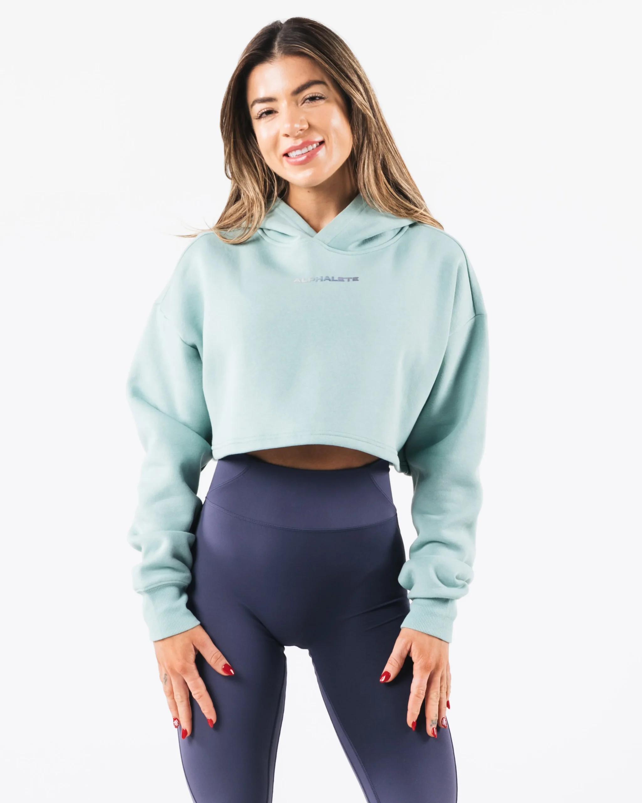 Trilogy Crop Hoodie