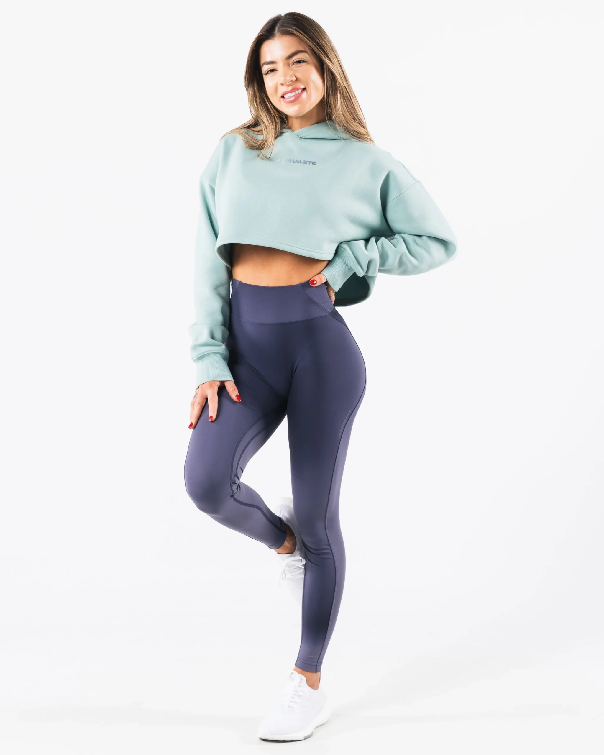 Trilogy Crop Hoodie