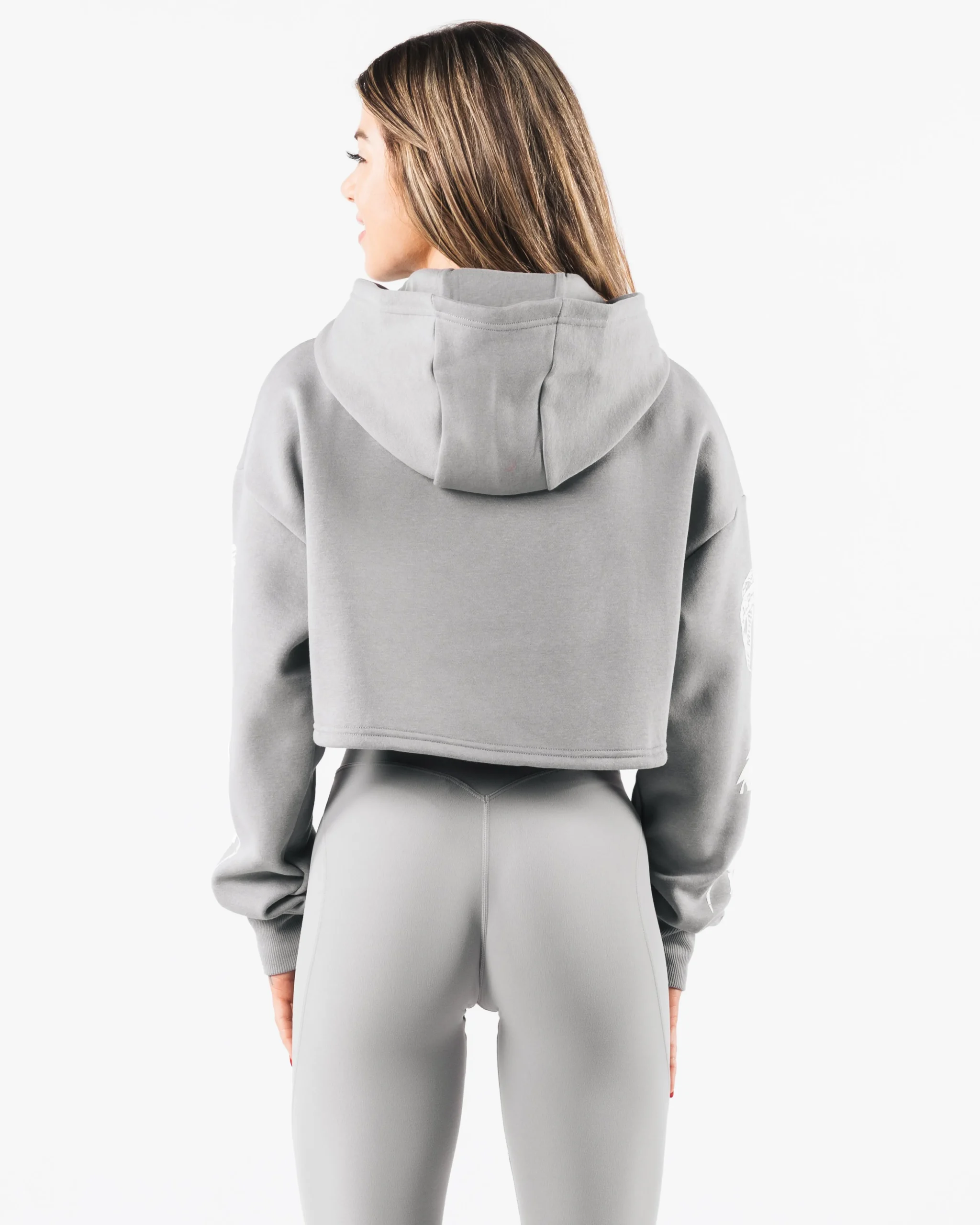 Trilogy Crop Hoodie