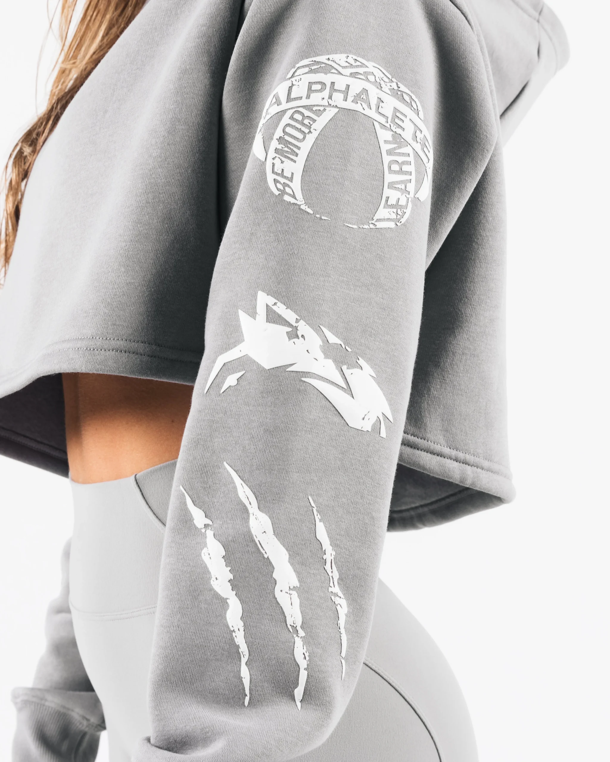 Trilogy Crop Hoodie